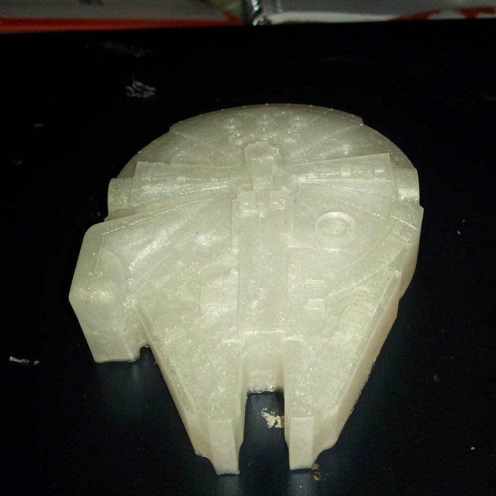 Handmade White Star Wars Millennium Falcon Toy
